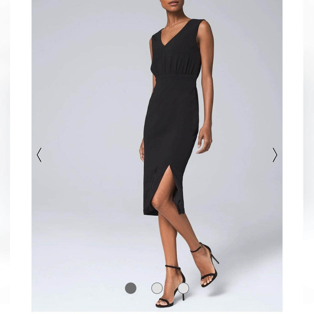 White House Black Market Blouson Knit Sheath Dress ♥